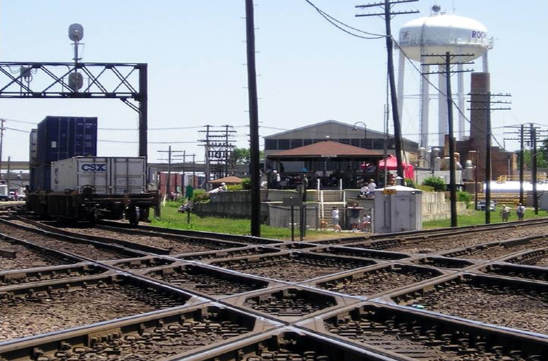 Rochelle Railroad Crossing